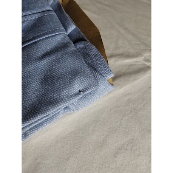 Vtg Woodward Dayton Single Needle Tailoring Blue Oxford Shirt 16.5/38 USA 1980s - Picture 10 of 13